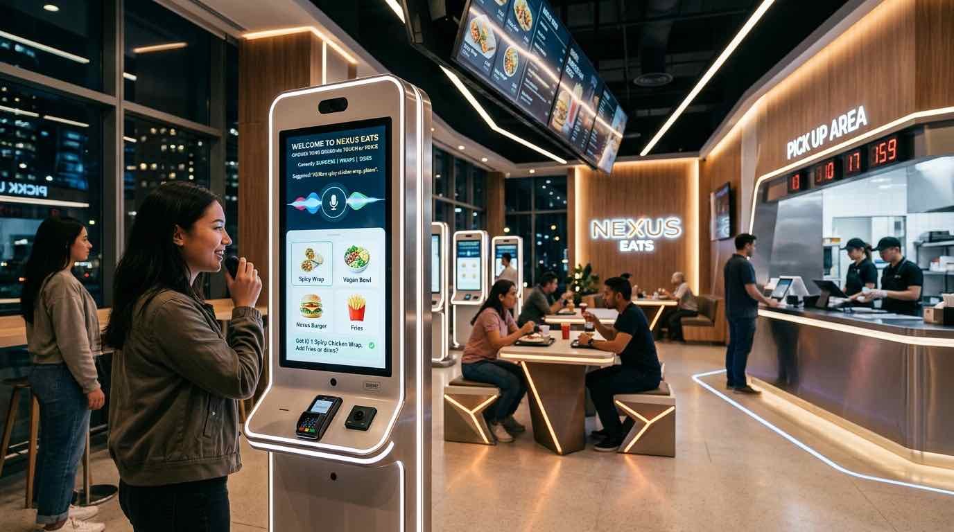 Voice AI Kiosk Banner